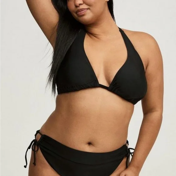 NWT Torrid side tie super cheeky bikini bottom - Picture 2 of 6